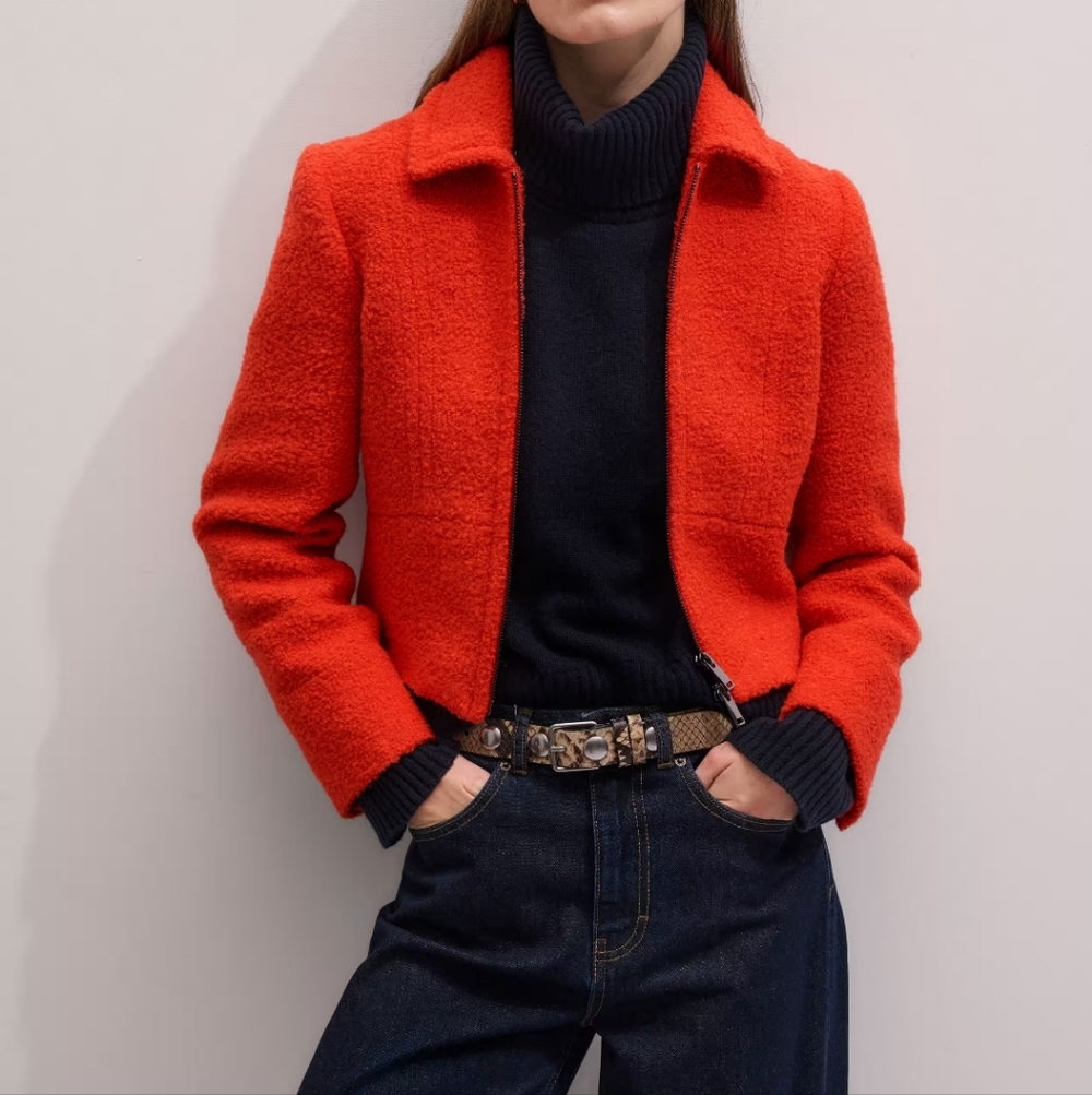 ME+EM Wool Zip Blazer